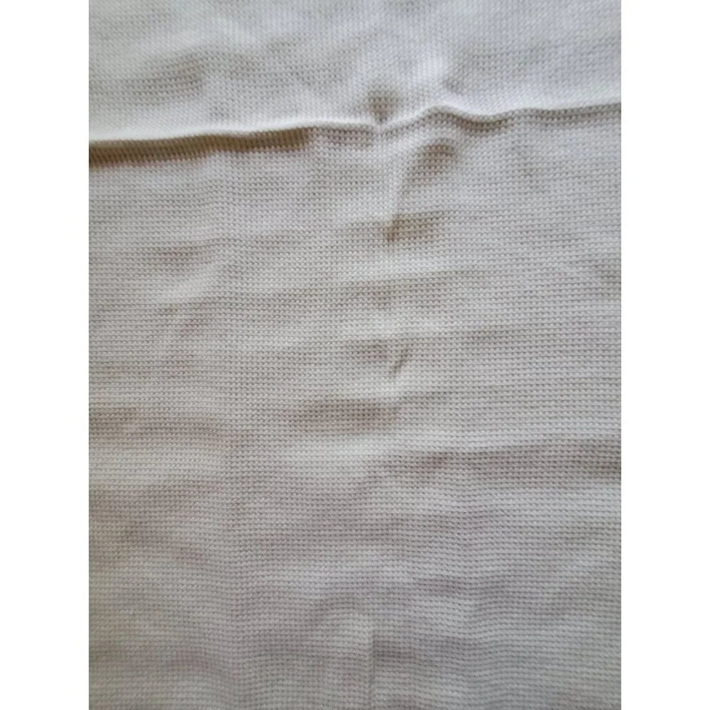 Carters vintage baby blanket pale yellow thermal USA 25x33